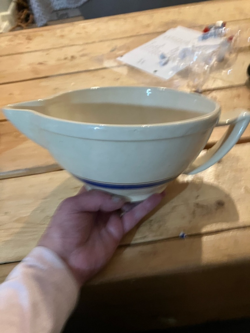 Vintage Lillian Vernon Ceramic Batter Bowl